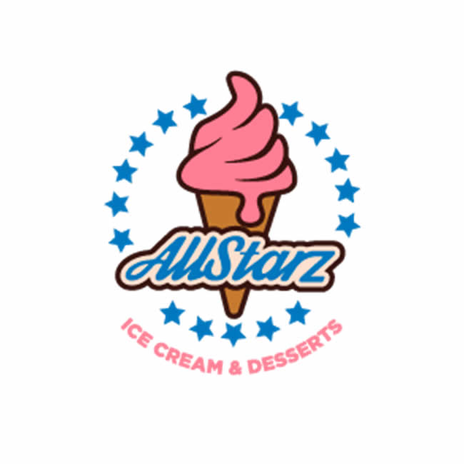 AllStarz Desserts Franchise logo